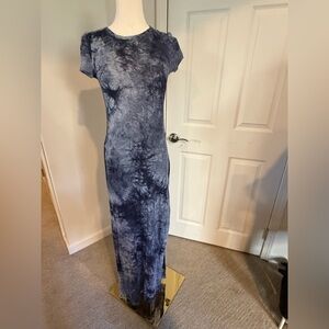 Michael Kors blue tie dye dress